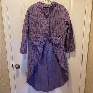 Dyed amethyst Magnolia Pearl Woven Cotton Emmett Jacket in Encore jacket 366